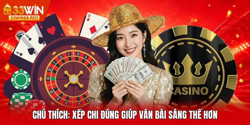 Chú thích: Xếp chi đúng giúp ván bài sáng thế hơn